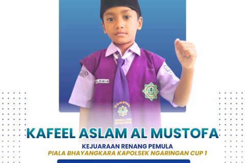 Kafeel Aslam Al Mustofa Memenangkan Kejuaraan Berenang Bhayangkara Kapolsek Ngaringan Cup