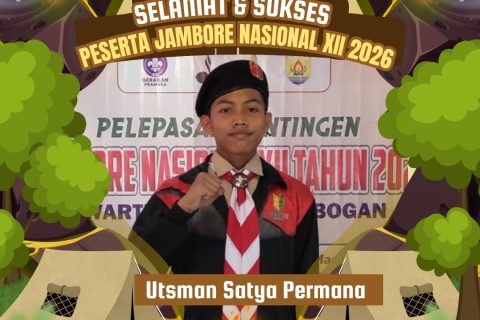 Ustman Satya Permana Kontingen Jambore Nasional XII di Cibubur Jakarta 13-20 Agustus 2026